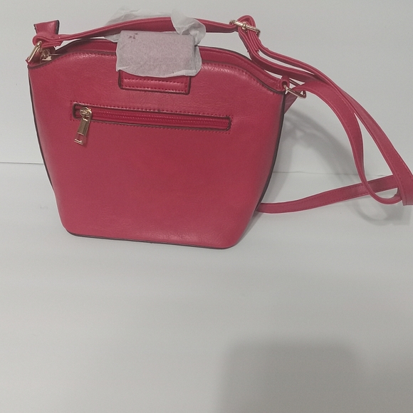 Queen Bee Stripe embossed monogram 3 in 1 handbag set - Picture 2 of 7